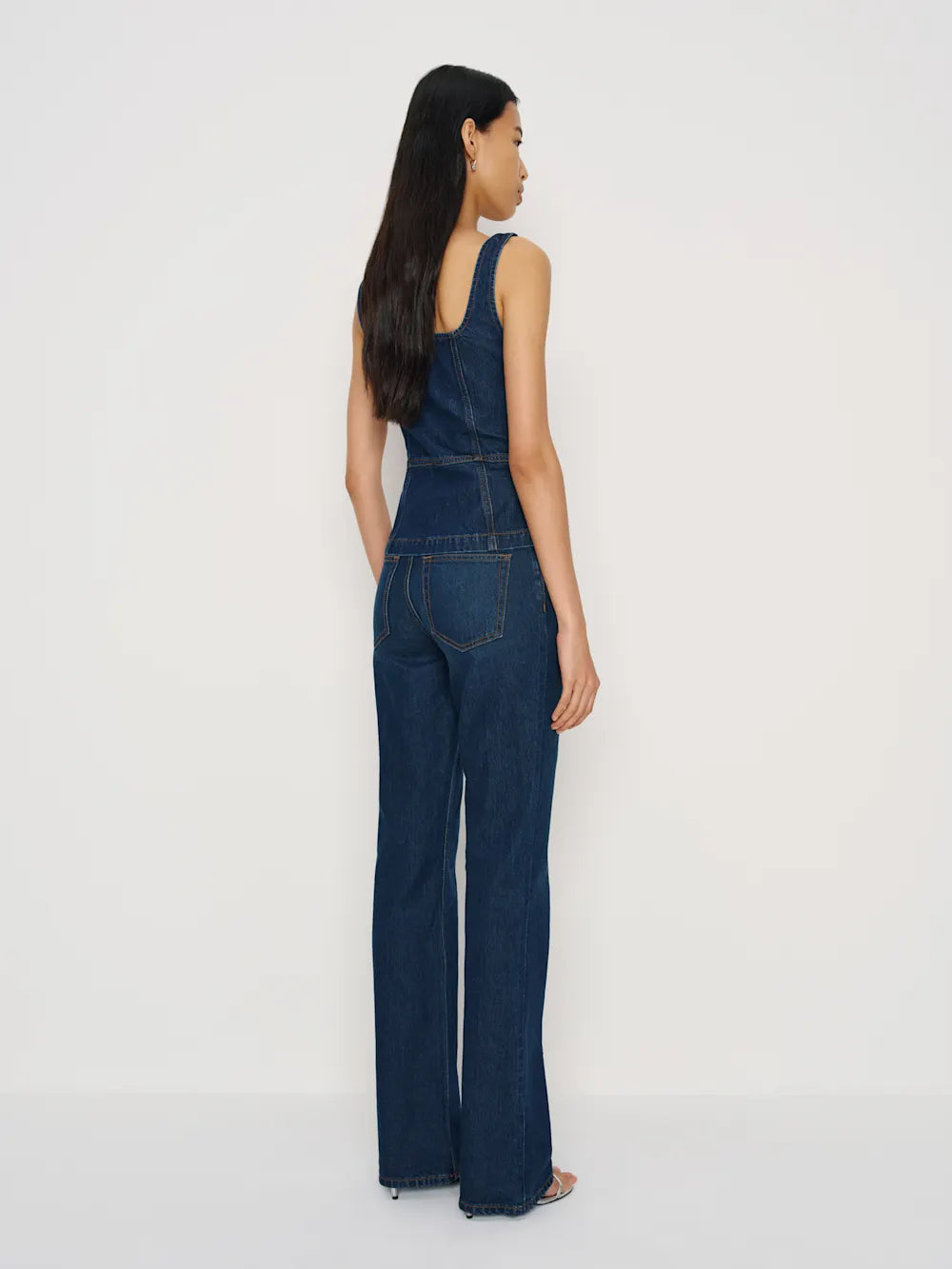 Stretched Denim Top