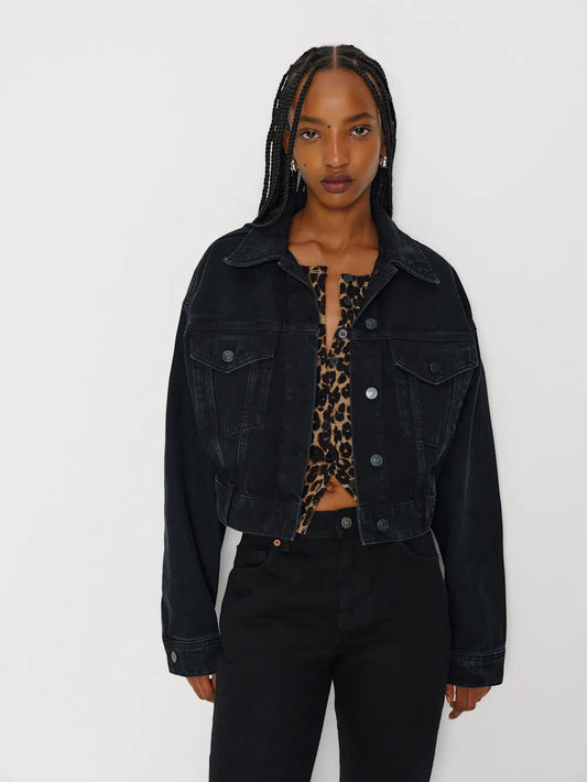 Cropped Jacket Denim