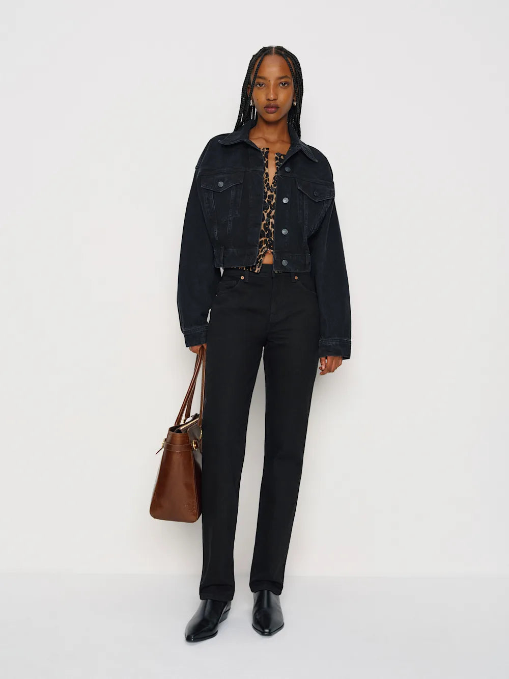 Cropped Jacket Denim