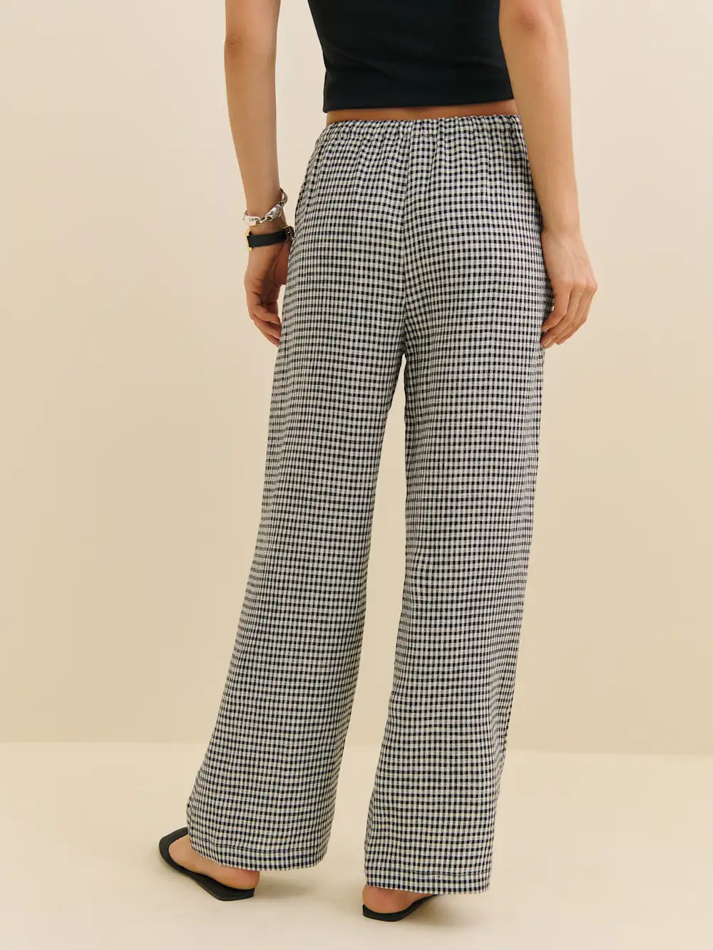 Linen Cropped Pants