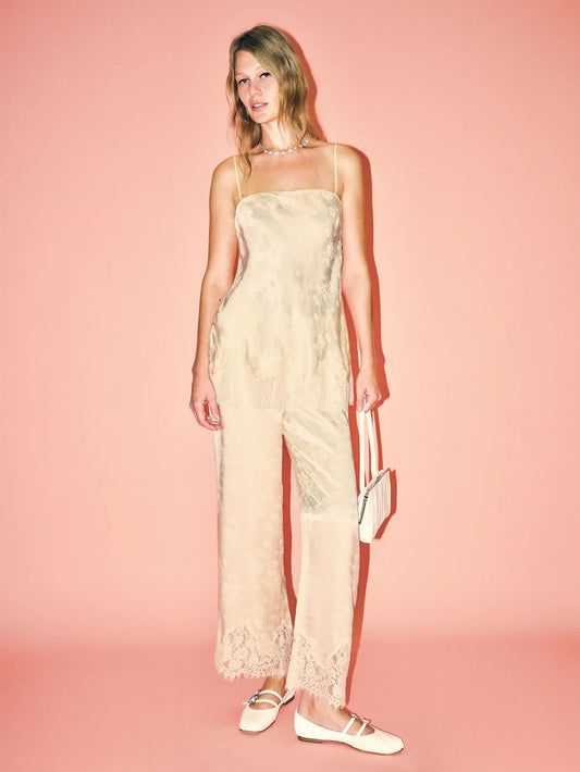 Cropped Silk Pants